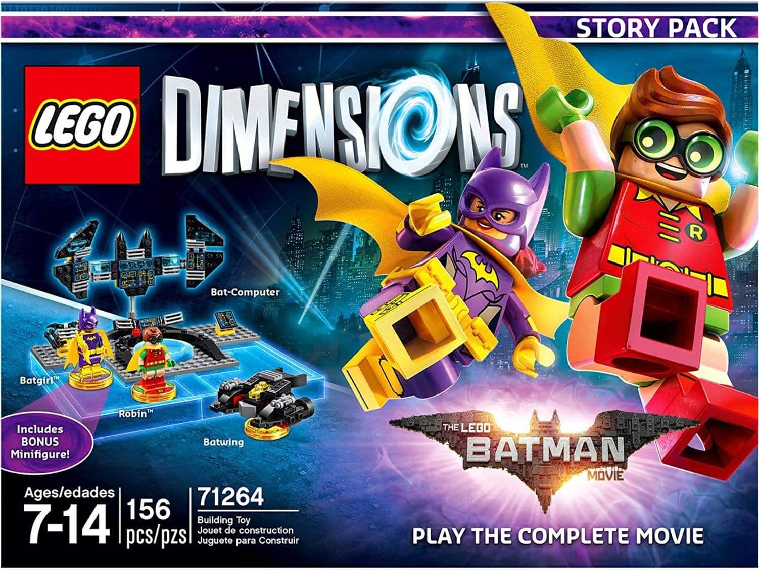 Warner Bros Lego Batman Movie Story Pack - Lego Dimensions - 228 Piece Building Block Set for Ages 7-14