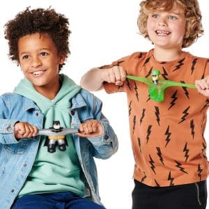 Heroes of Goo Jit Zu DC Versus Pack Metallic Batman vs The Riddler - Squishy, Stretchy, Gooey 2 Pack Multicolor