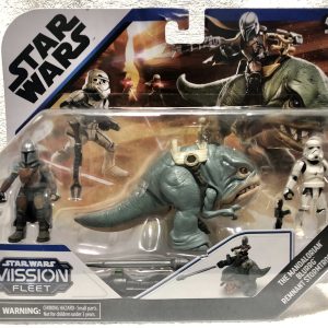 Hasbro Star Wars Mission Fleet Expedition Class The Mandalorian, Blurrg, Remnant Stormtrooper Toys, Battle of The Wastland, (32659616)