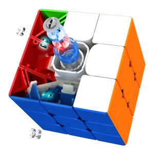 MagLev 3x3 Speed Cube, MoYu RS3M Maglev New Professional 3x3 Magnetic Stickerless Speed Cube, Upgraded Version of Moyu RS3M 2020 (RS3 M 2021 MagLev Pro Version, Stickerless)