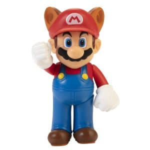 Super Mario Racoon Mario 2.5" Collectible Toy Action Figure