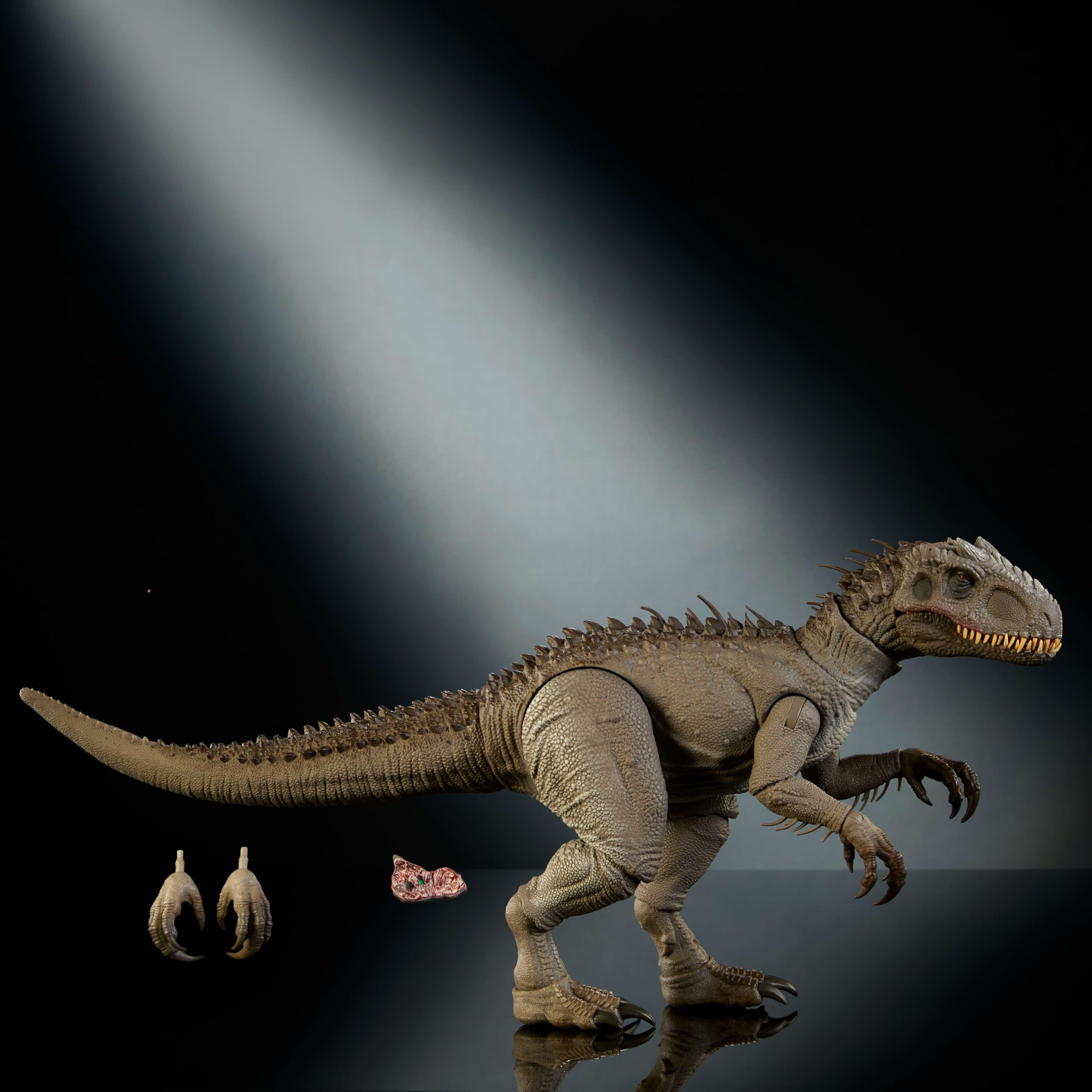 Mattel Jurassic World Hammond Collection Indominus Rex Dinosaur Figure | Deluxe Articulated Large Size Action Figure, Swappable Claws & Tracking Implant - Image 5