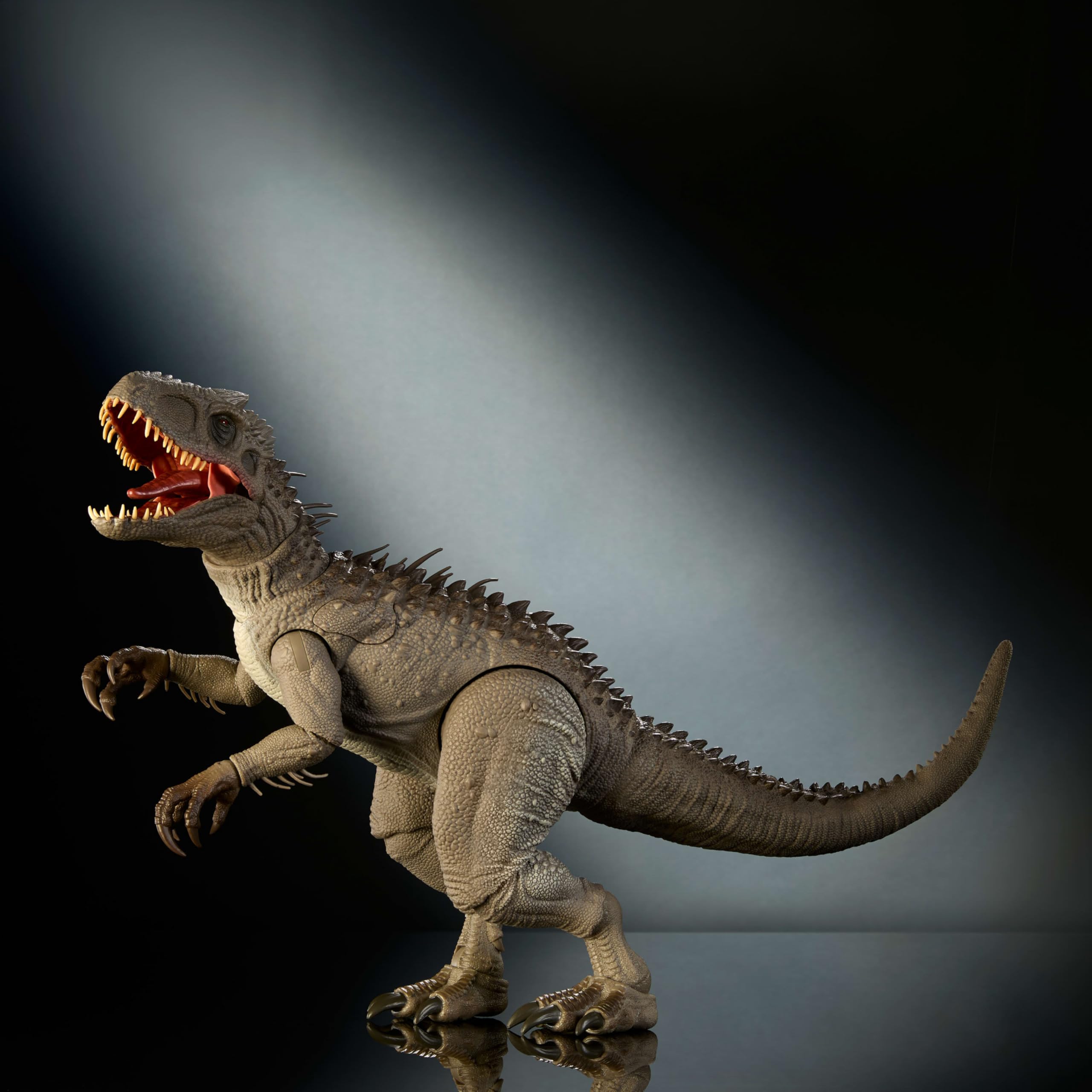 Mattel Jurassic World Hammond Collection Indominus Rex Dinosaur Figure | Deluxe Articulated Large Size Action Figure, Swappable Claws & Tracking Implant - Image 6