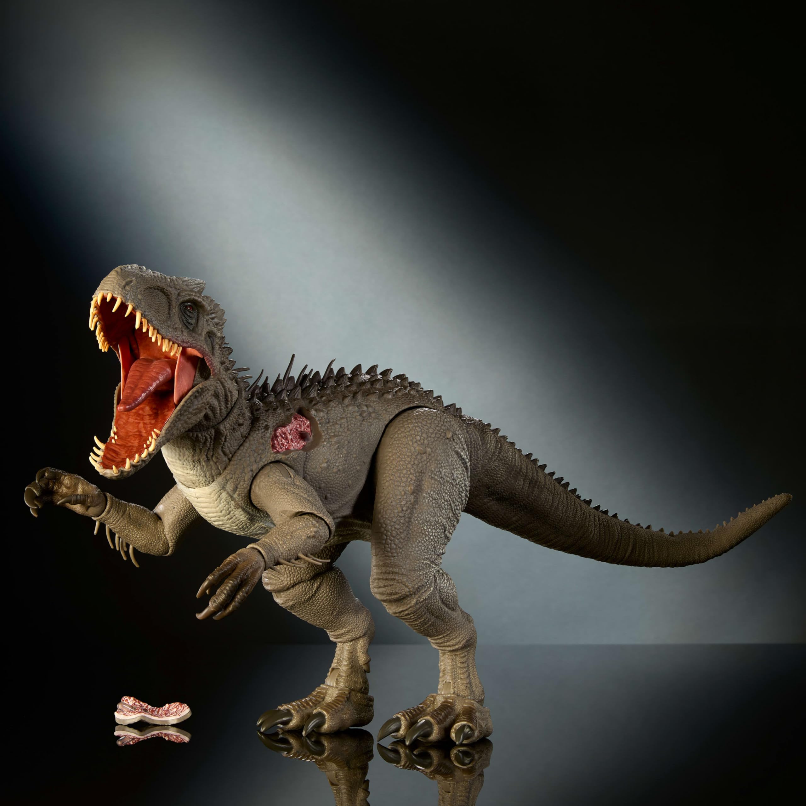Mattel Jurassic World Hammond Collection Indominus Rex Dinosaur Figure | Deluxe Articulated Large Size Action Figure, Swappable Claws & Tracking Implant - Image 4