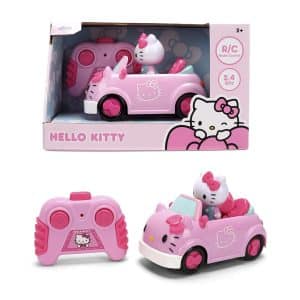 Jada Toys Sanrio Hello Kitty Remote Control Car, Pink, Updated IR Feature