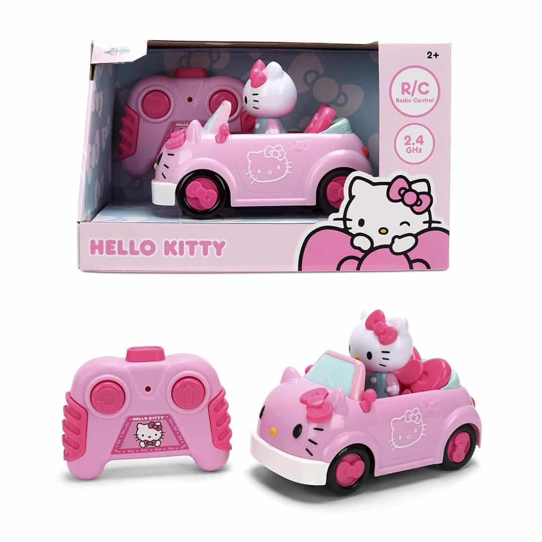 Jada Toys Sanrio Hello Kitty Remote Control Car, Pink, Updated IR Feature
