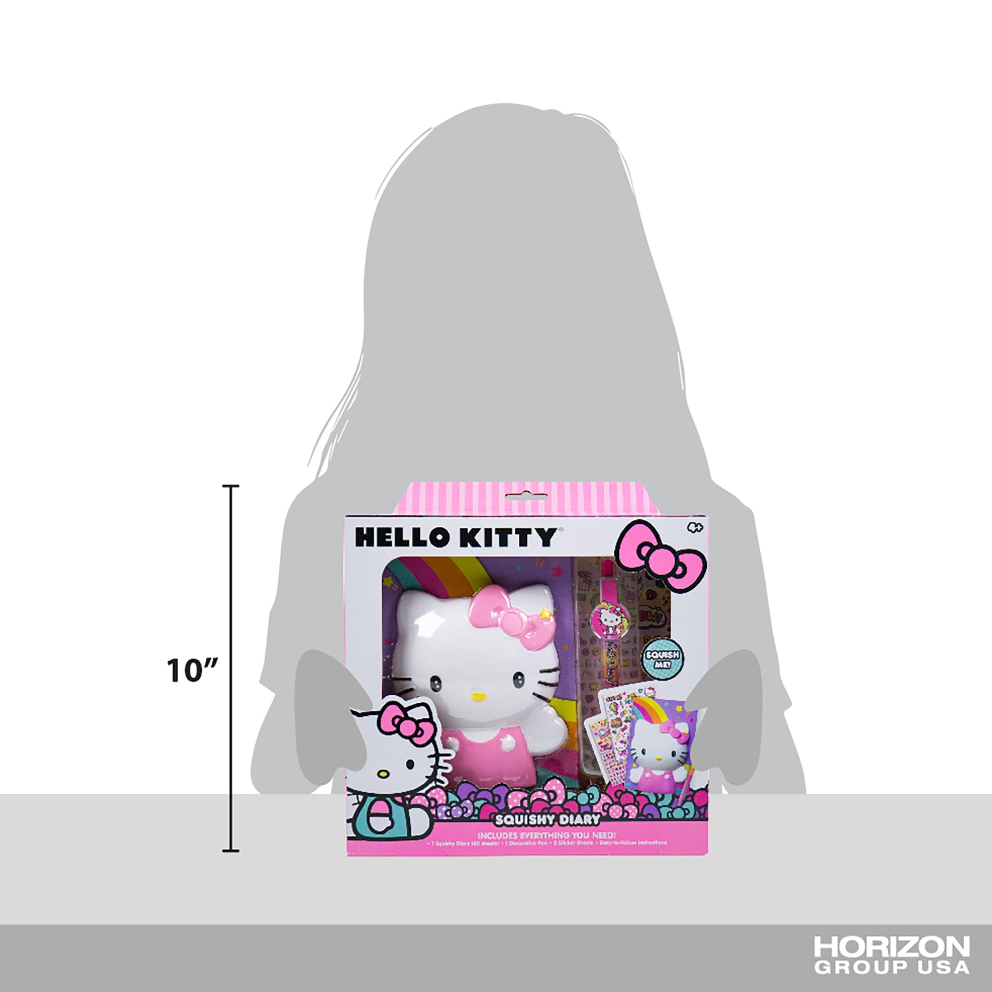 Hello Kitty Create Your Own Squishy Diary by Horizon Group USA - Image 4