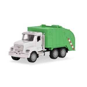 Driven by Battat Toy Recycling Truck, Lights & Sounds, 7-Inch Green, Trucks