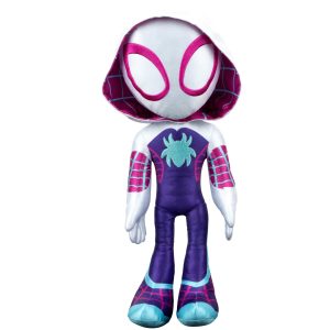 Marvel Spidey and His Amazing Friends - My Friend Ghost-Spider 16” Plush with Sounds - Superhero Toys for Kids 3 and Up