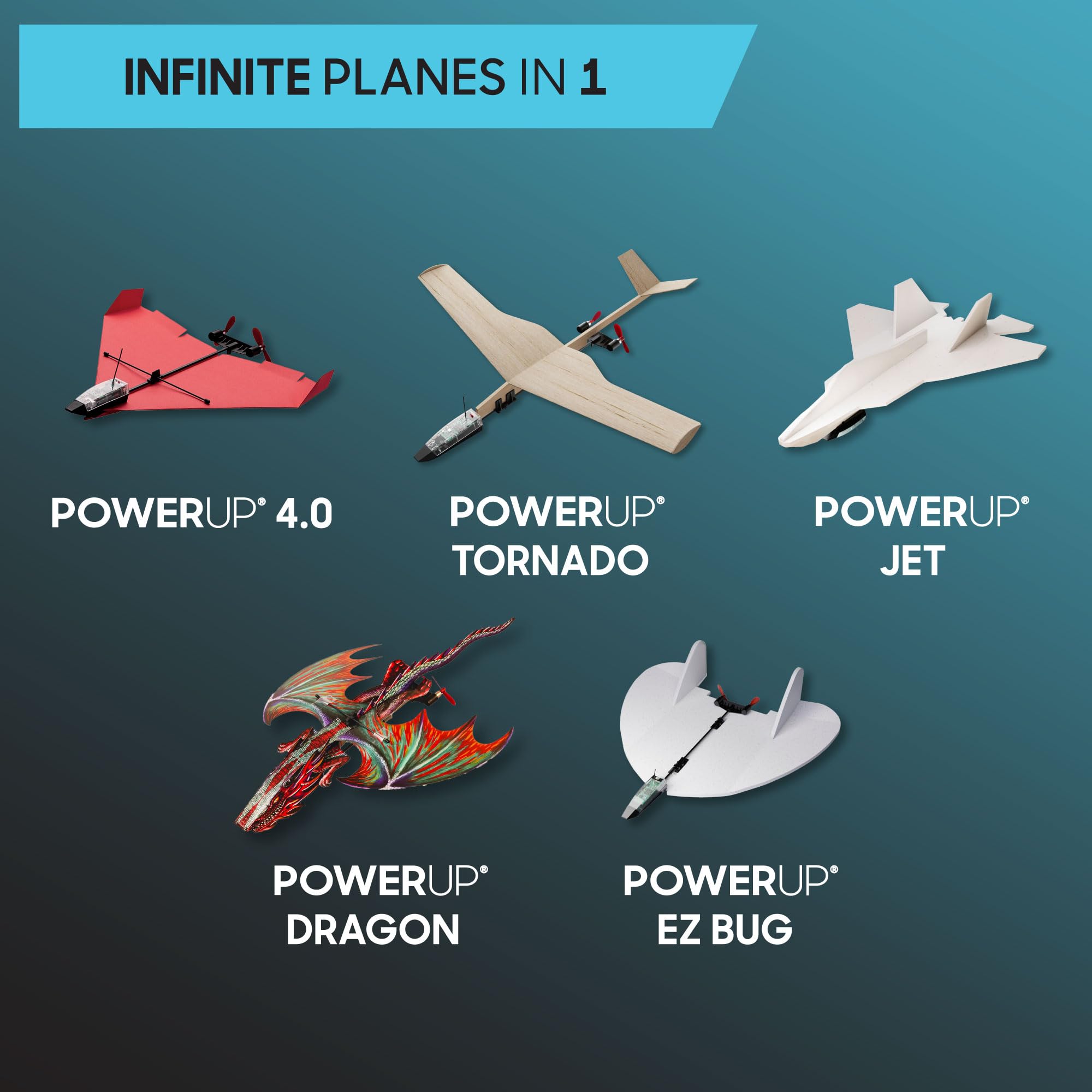 POWERUP 4.0 Paper Airplane Kit - Smartphone App Controlled RC Plane Motor - Image 6