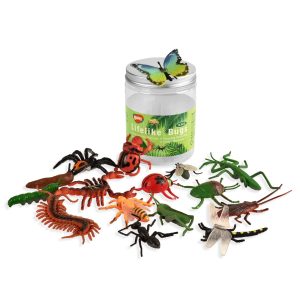 BOHS Realistic Insect Figures, 16-Piece Bug Science Set for Kids