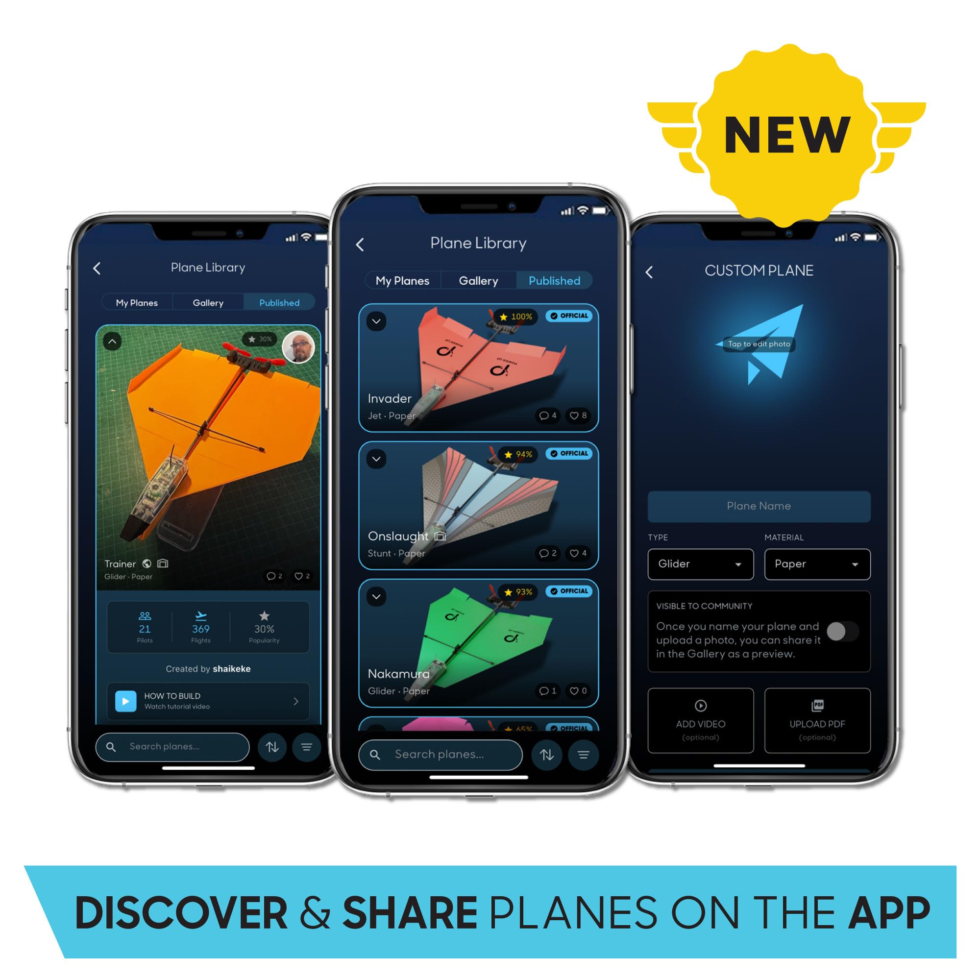 POWERUP 4.0 Paper Airplane Kit - Smartphone App Controlled RC Plane Motor - Image 5