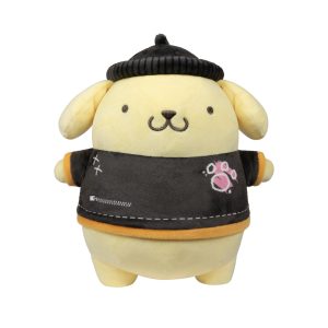 Hello Kitty and Friends Series 2, Pompompurin 8-inch Punks Plush - Amazon Exclusive - Officially Licensed Sanrio Product from Jazwares - Ages 6+
