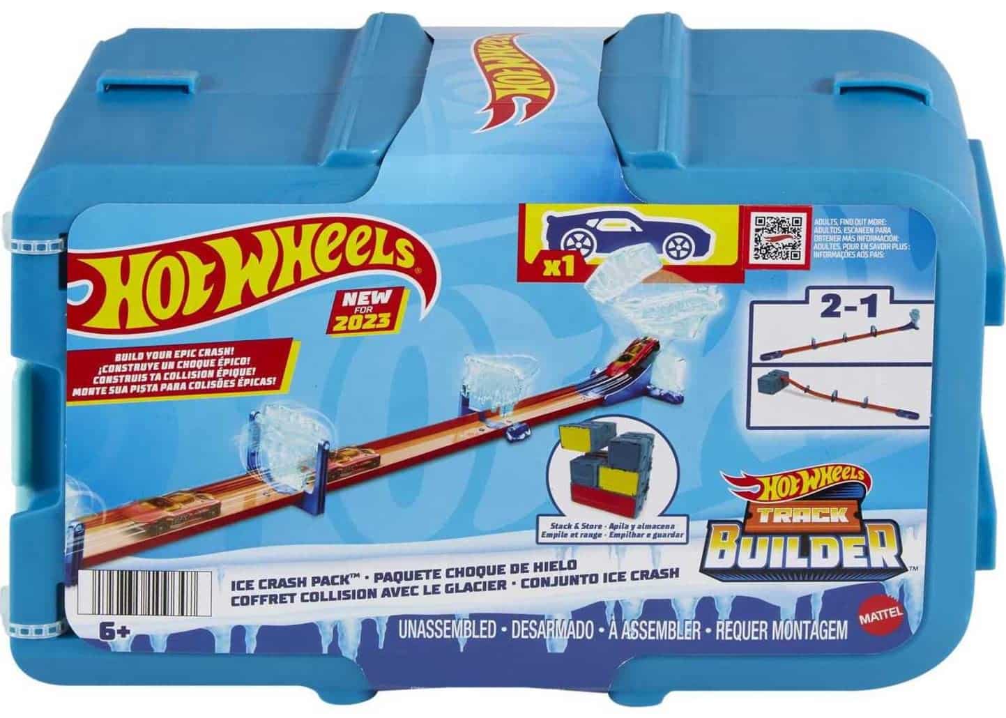 Hot Wheels Track Builder Ice Crash Pack - Image 6