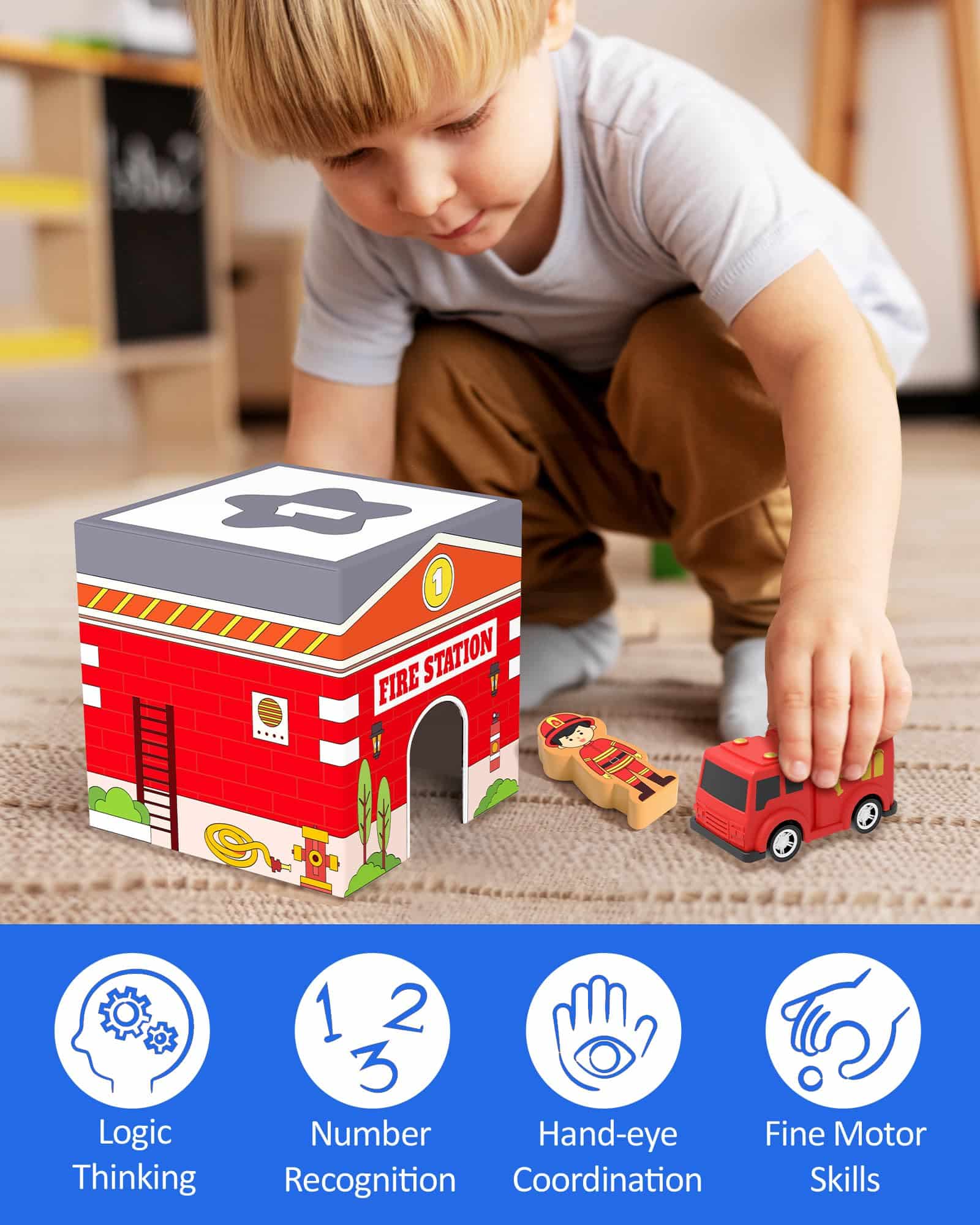 Coogam Toddler Sorting & Stacking Toys for 2 3 4 Year Old Baby - Image 4