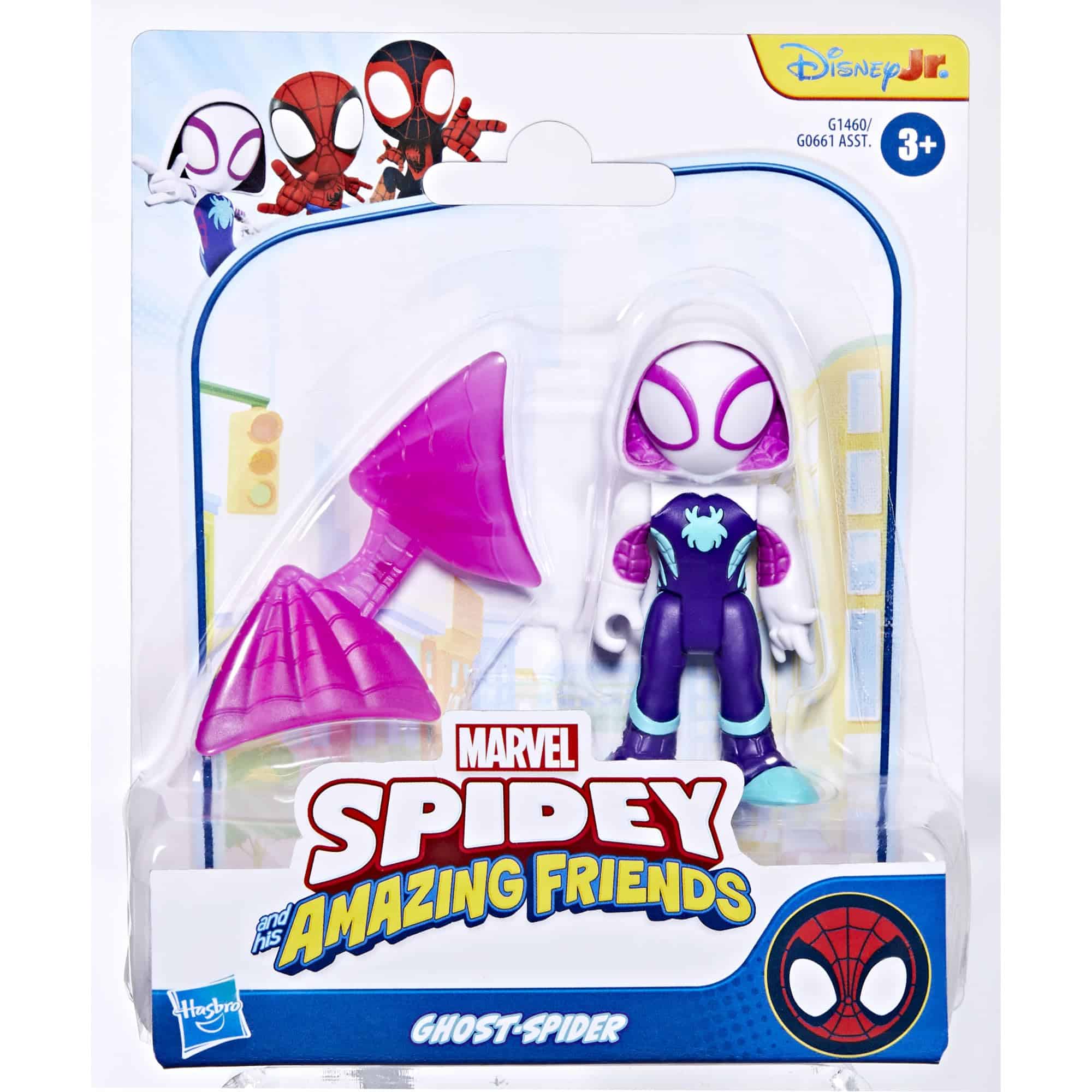 Marvel Spidey and His Super Friends Ghost Spider Toy with Accessory - Image 3