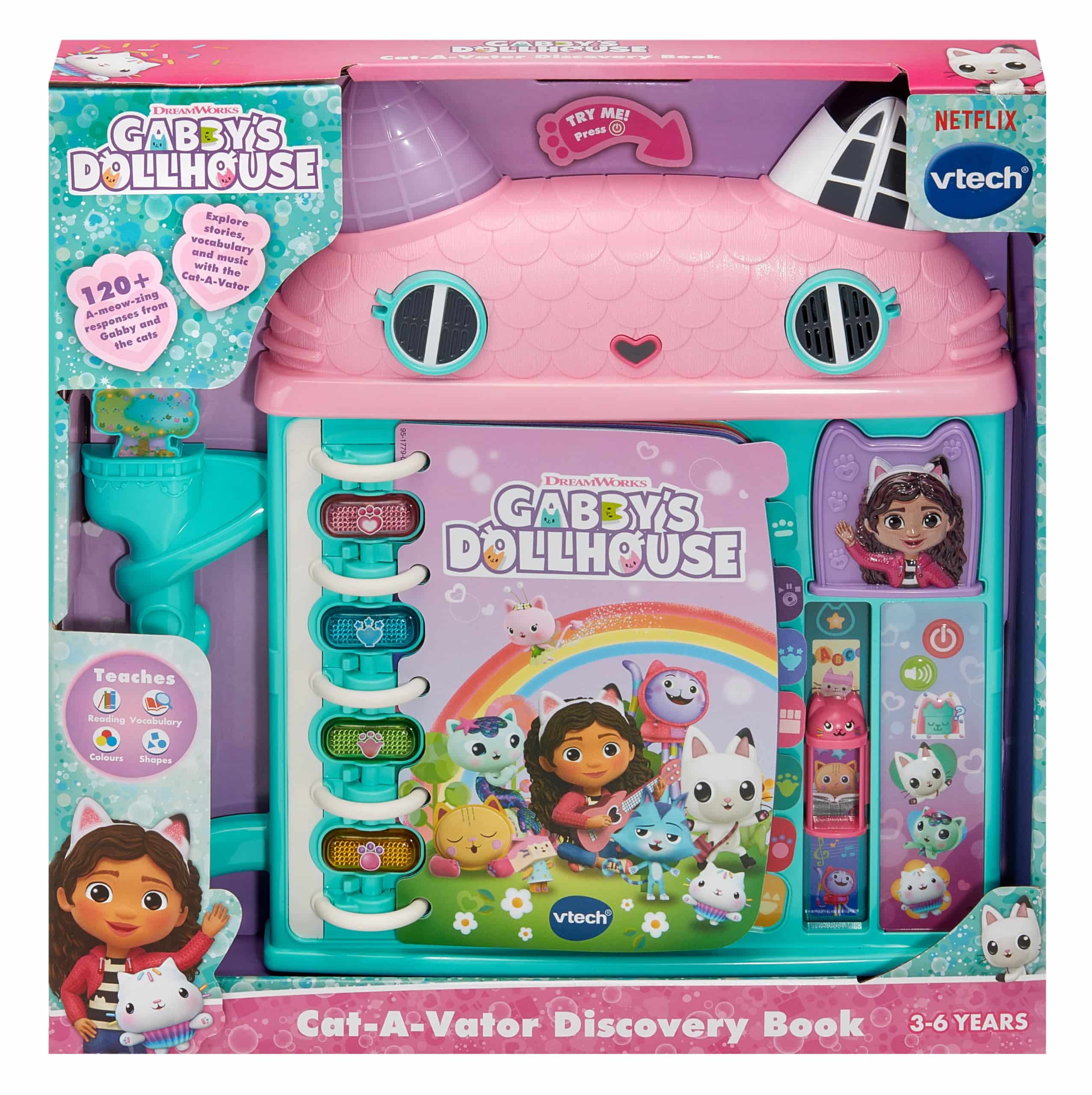 Gabby's Dollhouse Cat-a-Vator Discovery Book - Image 6
