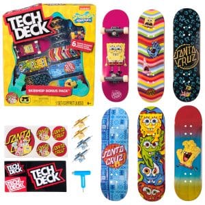 Tech Deck Spongebob Sk8shop Bonus Pack Customizable Fingerboards Set