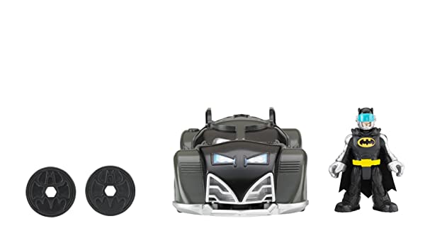 Batman action figure and Batmobile toy set for creative adventures and playtime fun.