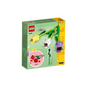 Vibrant LEGO Floral Set 40461 for creating customizable flower arrangements, perfect for creative builders.