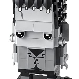 Blocky LEGO Frankenstein monster figure with spiky hair and classic suit, perfect for Halloween decor.