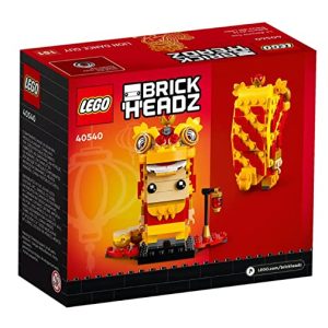 LEGO BrickHeadz Lion Dance Set 40540 for Lunar New Year celebrations with vibrant colors and charm.